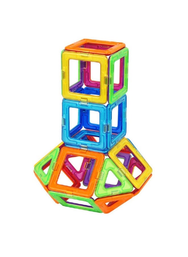 دايتويز 30 قطعة من بلاط البناء المغناطيسي، ألعاب مكعبات مغناطيسية، ألعاب ثلاثية الأبعاد، هدايا ألعاب بناء ما قبل المدرسة، ألعاب تعليمية وتدريبية متعددة الألوان، مجموعات مكعبات بناء مغناطيسية - Image 1